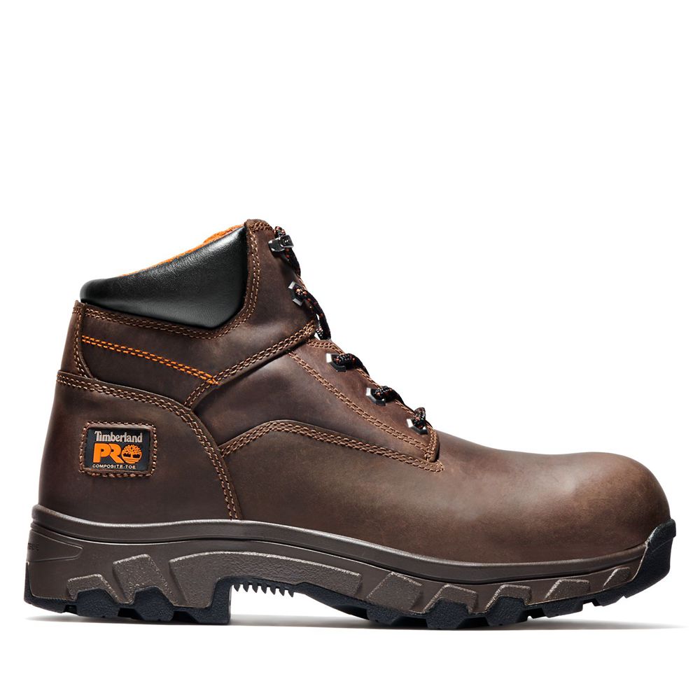 Botas de Trabajo Timberland Hombre Pro® Workstead 6" Comp Toe Marrones - Chile AXV-850412